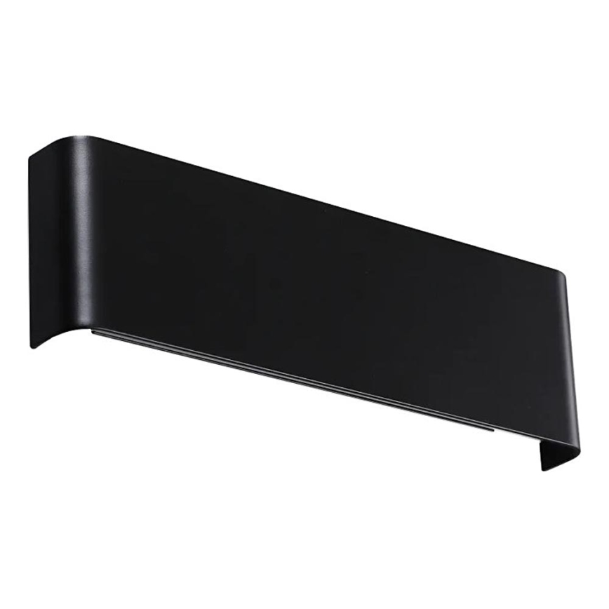 Ideal Lux - LED Sienas lampa DELTA LED/10W/230V 4000K 30 cm CRI 90 melna