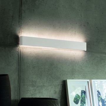 Ideal Lux - LED Sienas lampa DELTA LED/30W/230V 3000K 83 cm CRI 90 balta