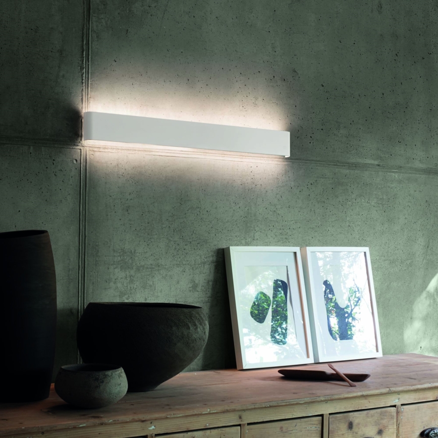 Ideal Lux - LED Sienas lampa DELTA LED/30W/230V 3000K 83 cm CRI 90 balta