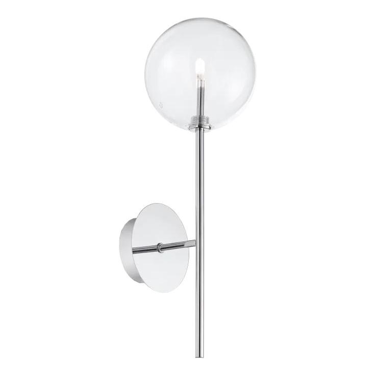 Ideal Lux - LED Sienas lampa EQUINOXE 1xG4/2W/230V spīdīgi hromēts/caurspīdīga