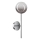 Ideal Lux - LED Sienas lampa EQUINOXE 1xG4/2W/230V spīdīgi hromēts/dūmakains