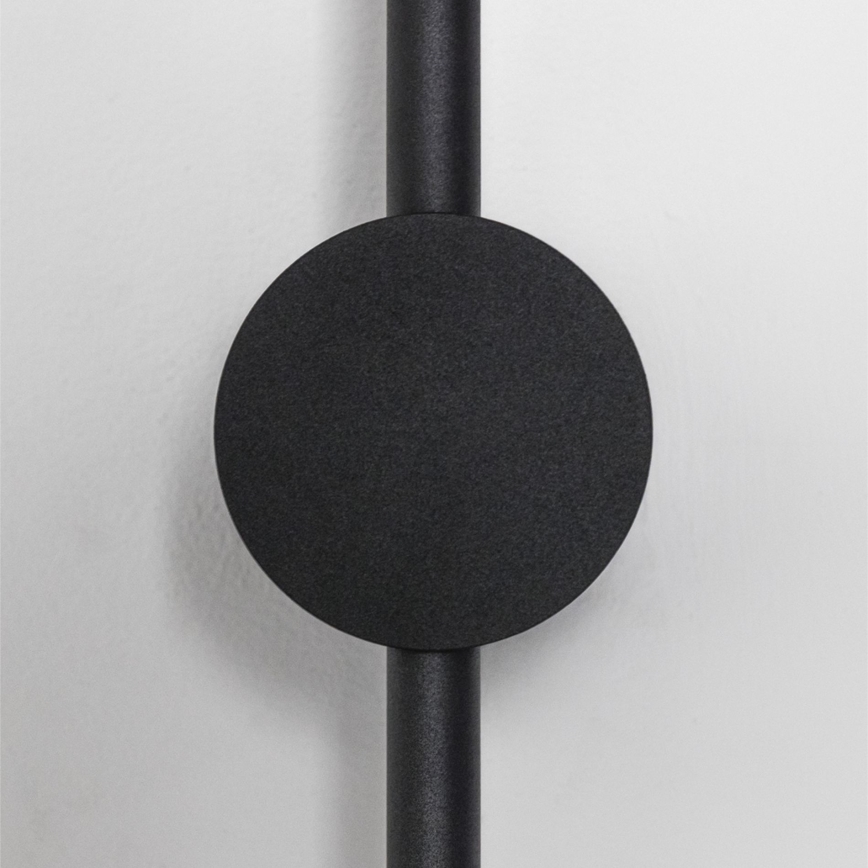 Ideal Lux - LED Sienas lampa ESSENCE LED/12W/230V 4000K 70 cm CRI 90 melna