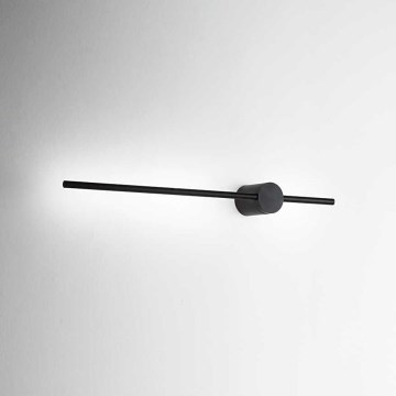 Ideal Lux - LED Sienas lampa ESSENCE LED/12W/230V 70 cm 3000K CRI 90 melna