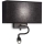 Ideal Lux - LED Sienas lampa HOTEL 1xE27/60W/230V + LED/1,5W/230V