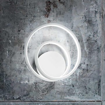 Ideal Lux - LED Sienas lampa OZ LED/26W/230V CRI 90 balta