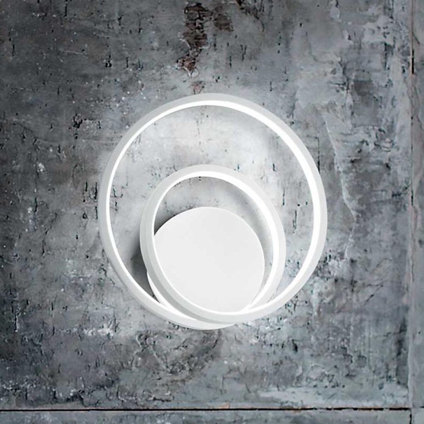 Ideal Lux - LED Sienas lampa OZ LED/26W/230V CRI 90 balta