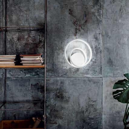 Ideal Lux - LED Sienas lampa OZ LED/26W/230V CRI 90 balta