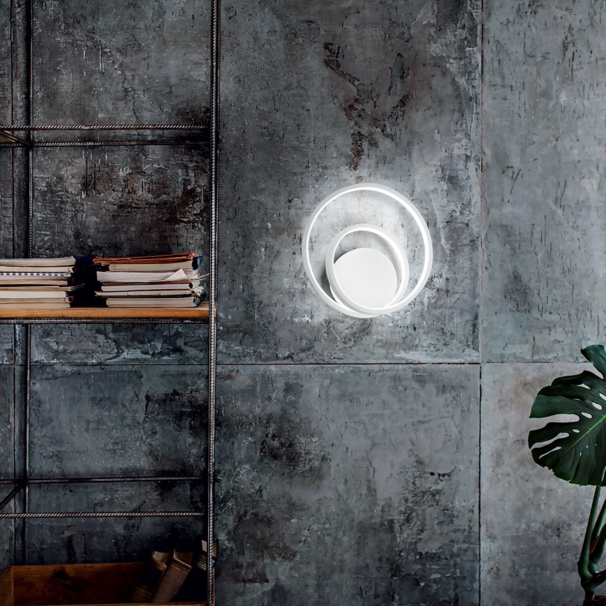Ideal Lux - LED Sienas lampa OZ LED/26W/230V CRI 90 balta