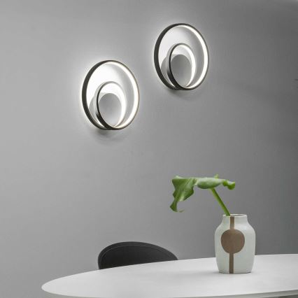 Ideal Lux - LED Sienas lampa OZ LED/26W/230V CRI 90 melna