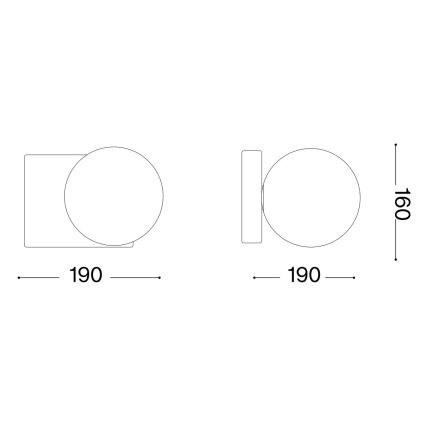 Ideal Lux - LED Sienas lampa PENTA 1xG9/3W/230V zelta