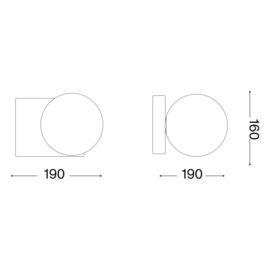 Ideal Lux - LED Sienas lampa PENTA 1xG9/3W/230V zelta