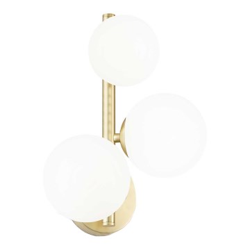 Ideal Lux - LED Sienas lampa PERLAGE 3xG9/3W/230V zelta/balta