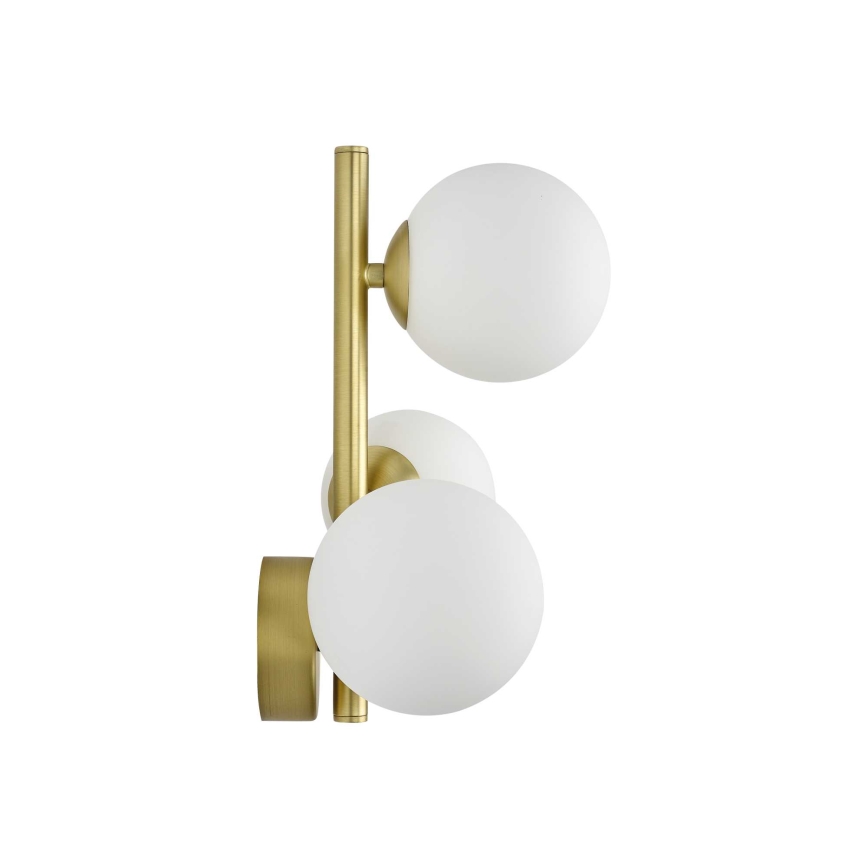 Ideal Lux - LED Sienas lampa PERLAGE 3xG9/3W/230V zelta/balta