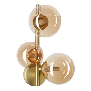 Ideal Lux - LED Sienas lampa PERLAGE 3xG9/3W/230V zelta/dūmakains