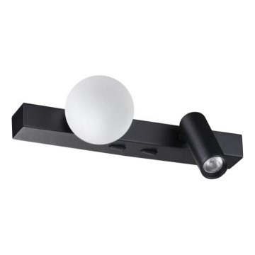 Ideal Lux - LED Sienas lampa PING PONG 2xLED/3W/230V CRI 90 melna