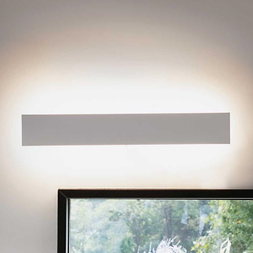 Ideal Lux - LED Sienas lampa ZIG ZAG LED/23W/230V 53 cm CRI 90 balta
