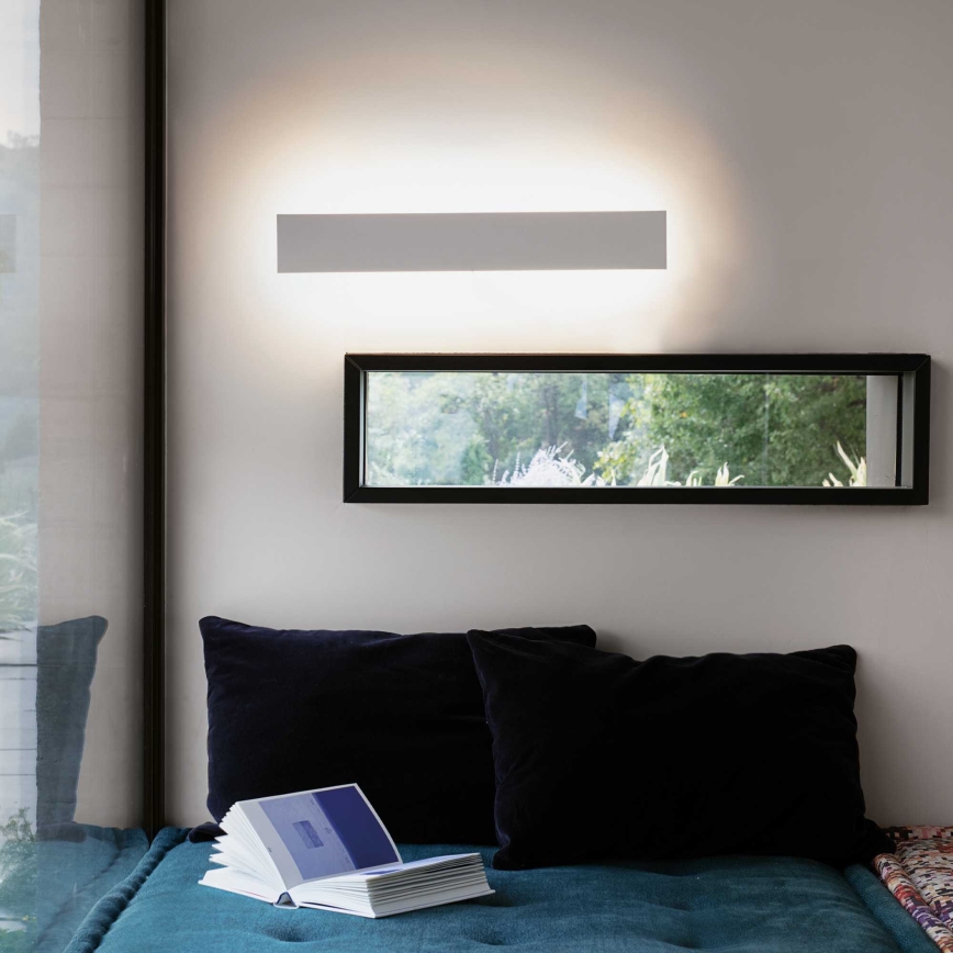 Ideal Lux - LED Sienas lampa ZIG ZAG LED/23W/230V 53 cm CRI 90 balta