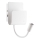 Ideal Lux - LED Sienas starmetis ar pielāgojama lampiņa PROBE LED/9,5W/230V USB CRI 90 balta