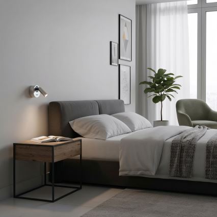 Ideal Lux - LED Sienas starmetis BEAN LED/3W/230V CRI 90 spīdīgi hromēts