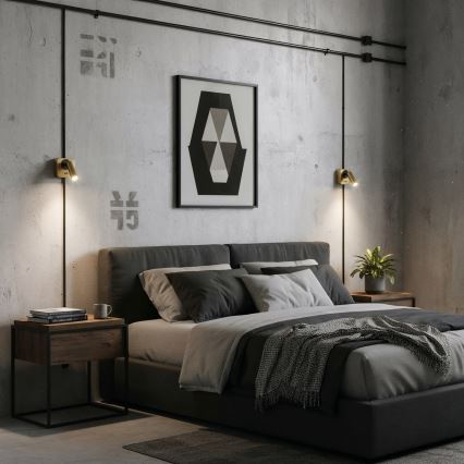 Ideal Lux - LED Sienas starmetis BEAN LED/3W/230V CRI 90 zelta