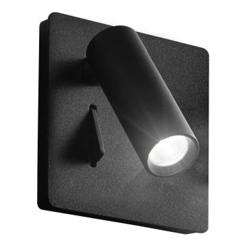 Ideal Lux - LED Sienas starmetis LITE LED/3W/230V CRI 90 melna