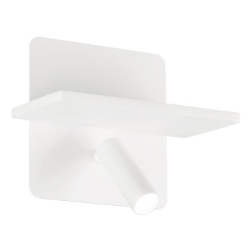 Ideal Lux - LED sienas virziena gaismeklis PIANO LED/10W/230V CRI 90 USB balts