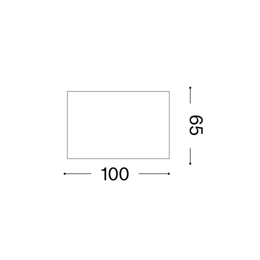 Ideal Lux - LED spot gaismeklis SPIKE 1xGX53/9W/230V 10x10 cm zelta