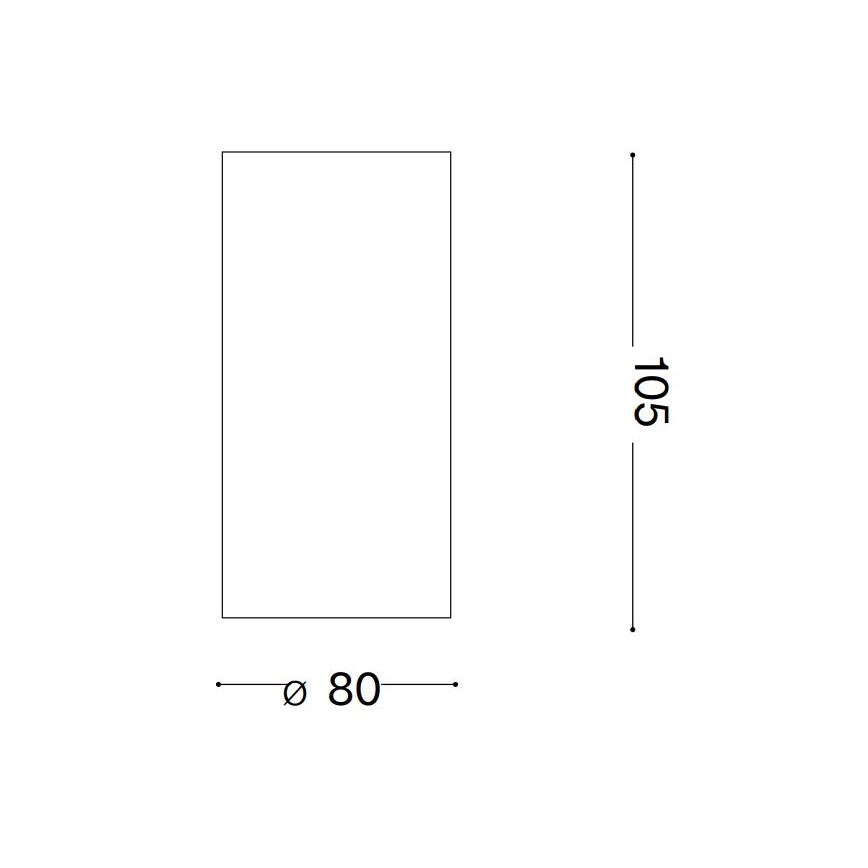 Ideal Lux - LED Starmetis NITRO LED/10W/230V d. 8 cm CRI 90 balta