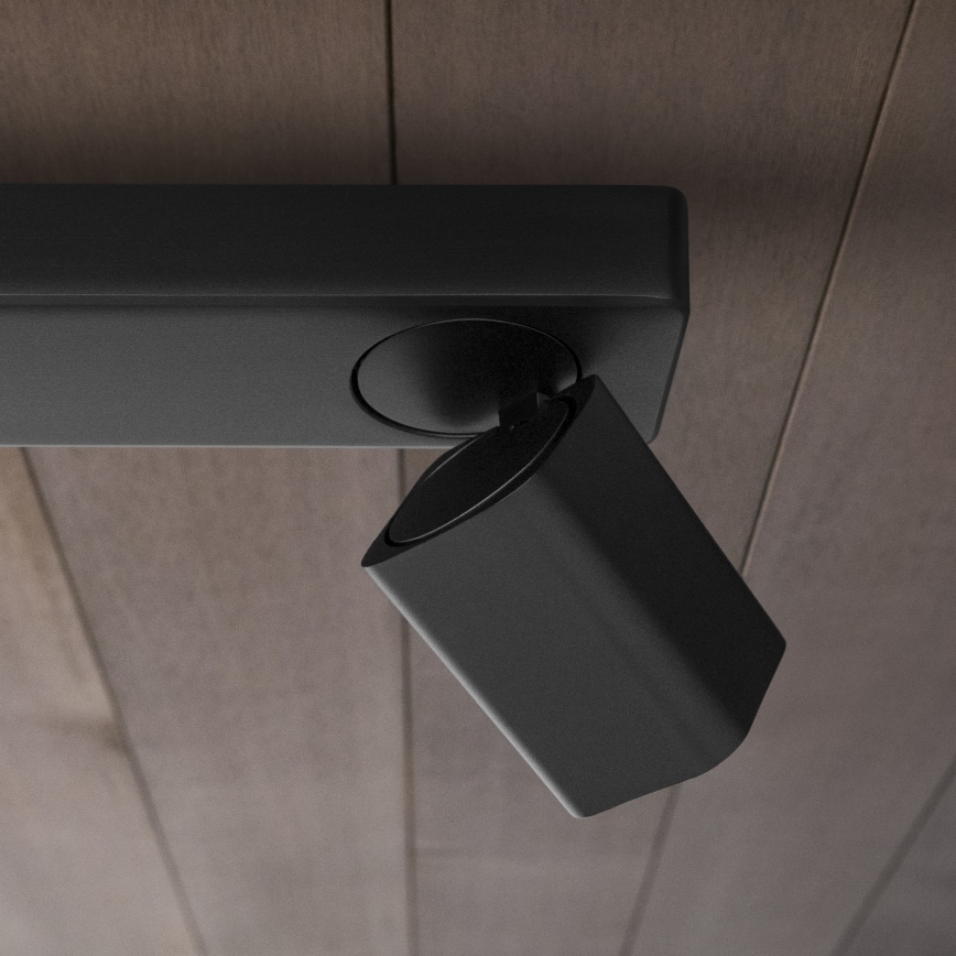 Ideal Lux - LED Starmetis RUDY 4xGU10/7W/230V CRI 90 melna