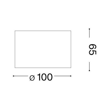 Ideal Lux - LED Starmetis SPIKE 1xGX53/9W/230V balta