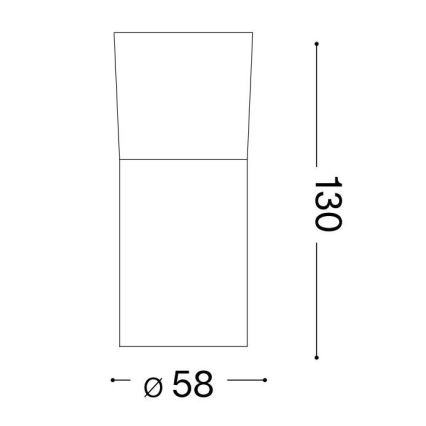 Ideal Lux - LED Starmetis TOBY 1xGU10/7W/230V CRI 90 balta