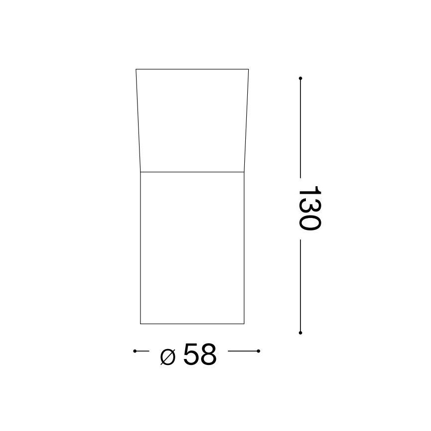 Ideal Lux - LED Starmetis TOBY 1xGU10/7W/230V CRI 90 balta