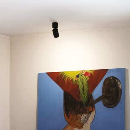 Ideal Lux - LED Starmetis TOBY 1xGU10/7W/230V CRI 90 melna