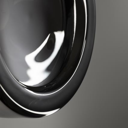 Ideal Lux - LED griestu gaismeklis LOLLY 1xGX53/9W/230V Ø 10,5 cm melns/dūmots