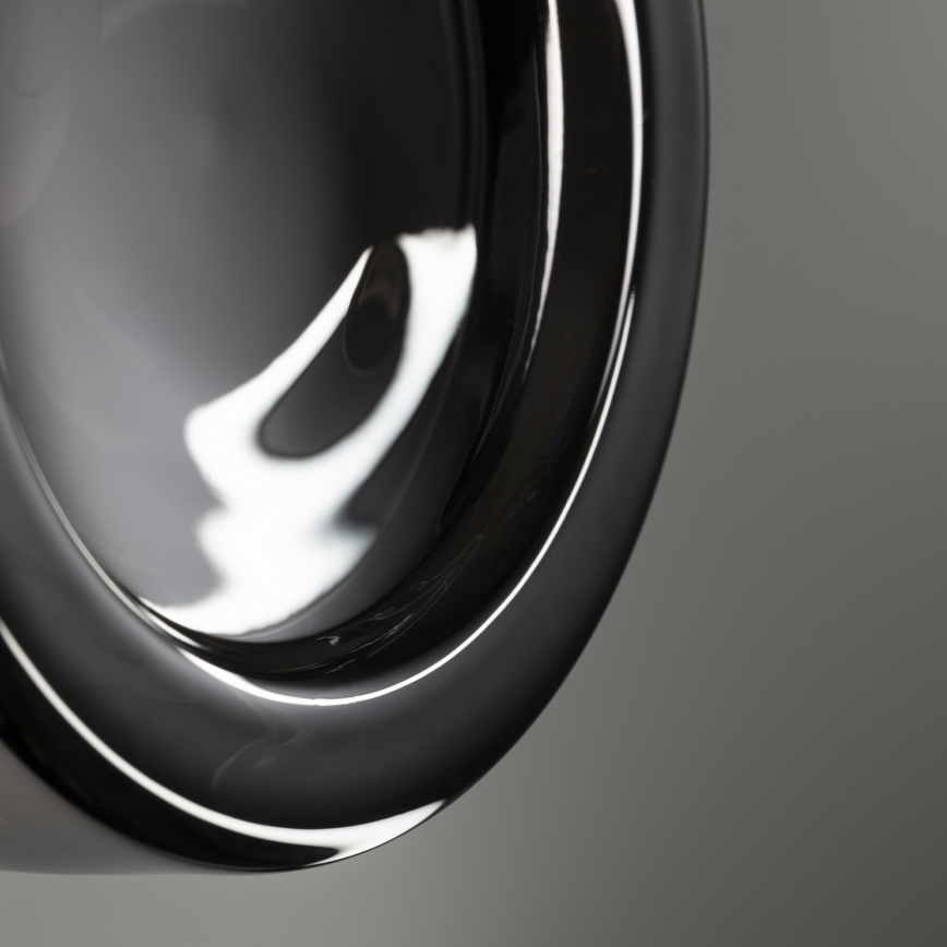 Ideal Lux - LED griestu gaismeklis LOLLY 1xGX53/9W/230V Ø 10,5 cm melns/dūmots