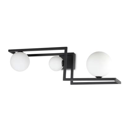 Ideal Lux - LED Virsapmetuma lustra ANGOLO 3xG9/3W/230V melna
