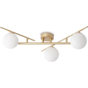 Ideal Lux - LED Virsapmetuma lustra ATLAS 3xG9/3W/230V zelta