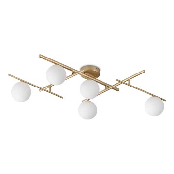 Ideal Lux - LED Virsapmetuma lustra ATLAS 5xG9/3W/230V zelta