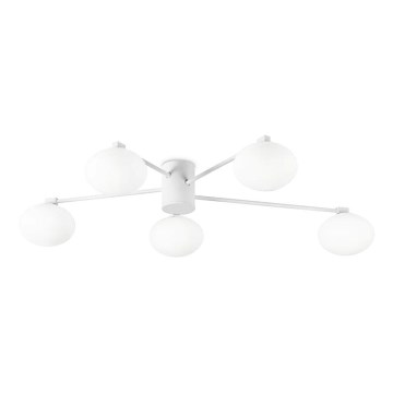 Ideal Lux - LED Virsapmetuma lustra HERMES 5xG9/3W/230V d. 90 cm balta
