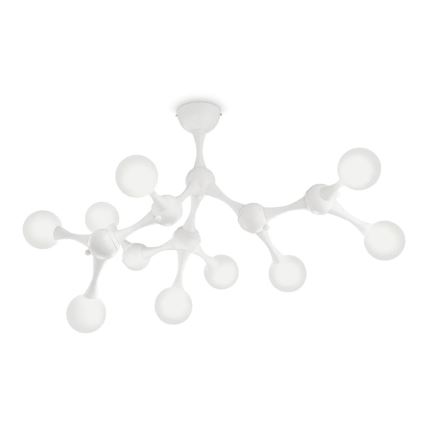Ideal Lux - LED Virsapmetuma lustra NODINO 9xG9/3W/230V balta