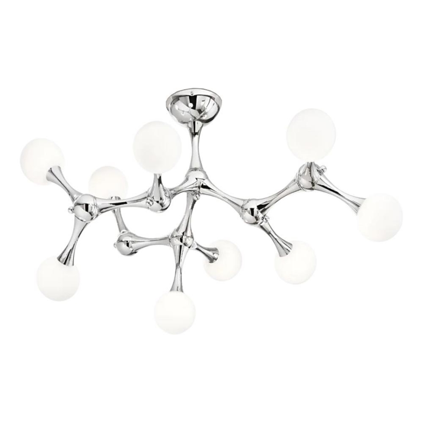 Ideal Lux - LED Virsapmetuma lustra NODINO 9xG9/3W/230V spīdīgi hromēts/balta