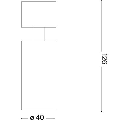 Ideal Lux - LED virziena gaismeklis DYNAMITE 1xGU10/7W/230V CRI 90 melns