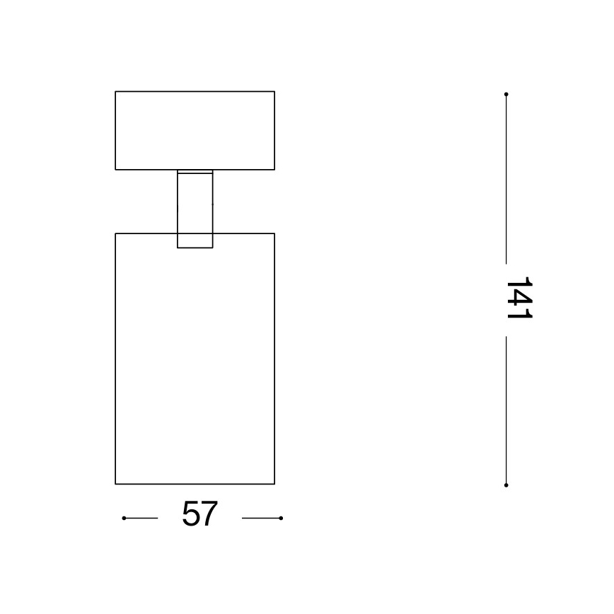 Ideal Lux - LED virziena gaismeklis DYNAMITE 1xGU10/7W/230V CRI 90 misiņš