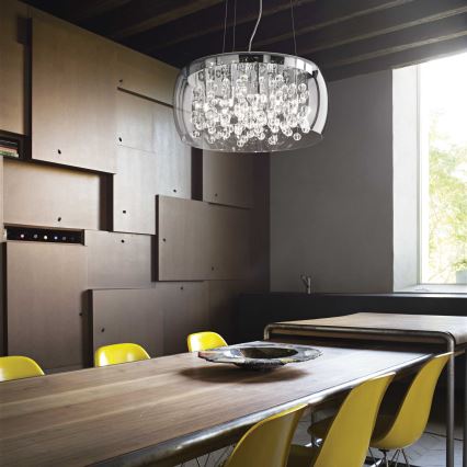 Ideal Lux - Lustra ar auklu AUDI 5xG9/40W/230V caurspīdīga