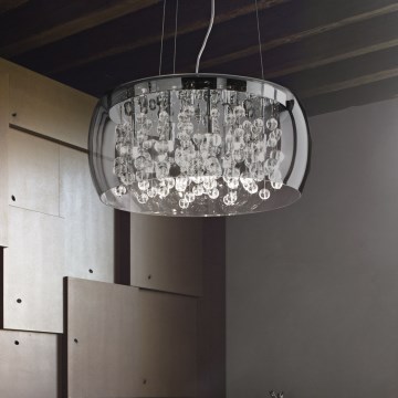 Ideal Lux - Lustra ar auklu AUDI 5xG9/40W/230V dūmakains