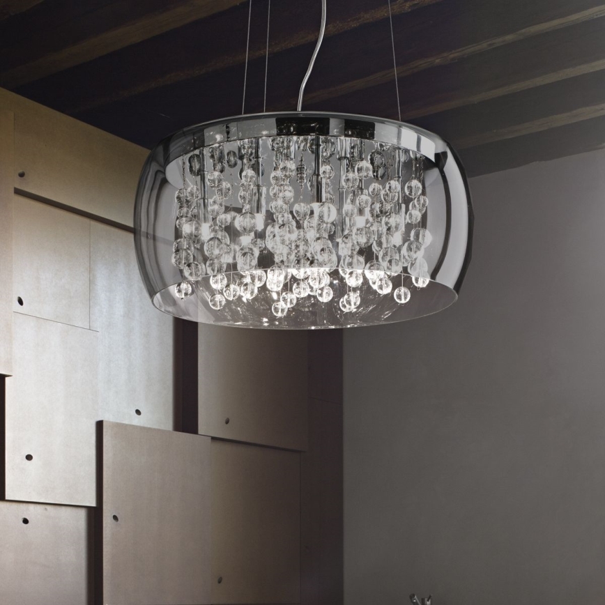 Ideal Lux - Lustra ar auklu AUDI 5xG9/40W/230V dūmakains