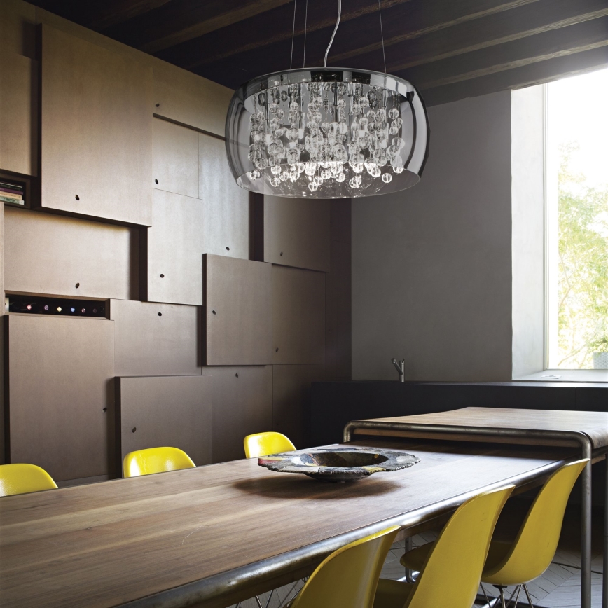 Ideal Lux - Lustra ar auklu AUDI 5xG9/40W/230V dūmakains