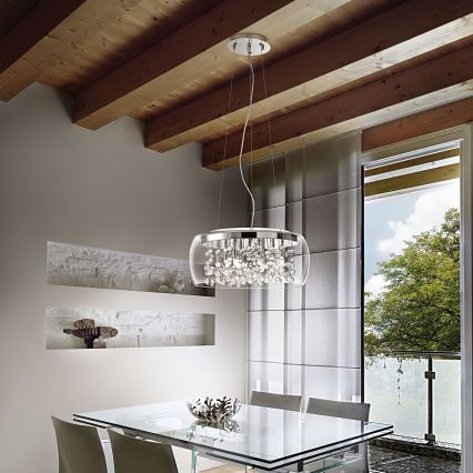 Ideal Lux – Lustra ar auklu AUDI 8×G9/40W/230V