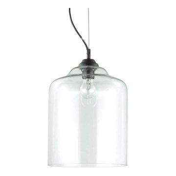Ideal Lux - Lustra ar auklu BISTRO 1xE27/60W/230V d. 24 cm caurspīdīga