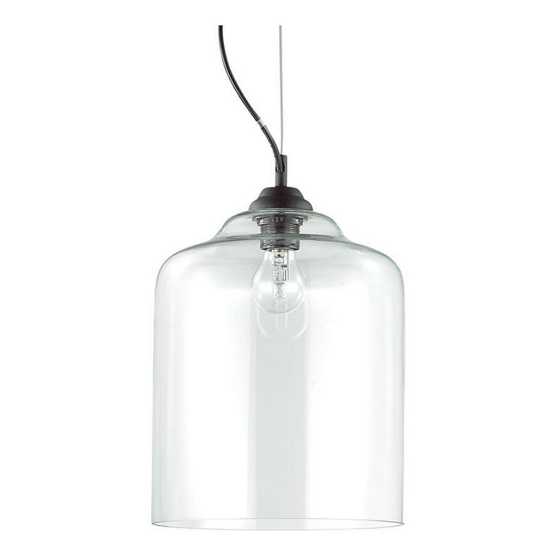 Ideal Lux - Lustra ar auklu BISTRO 1xE27/60W/230V d. 24 cm caurspīdīga